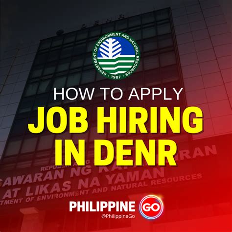 denr philippines careers.